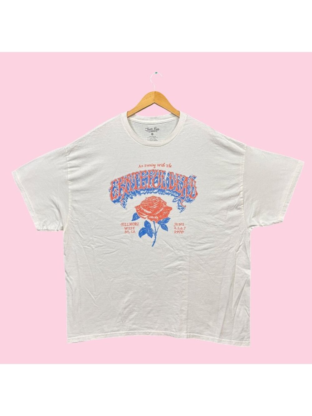An Evening With The Grateful Dead 1970 Rock Band Tee XXL